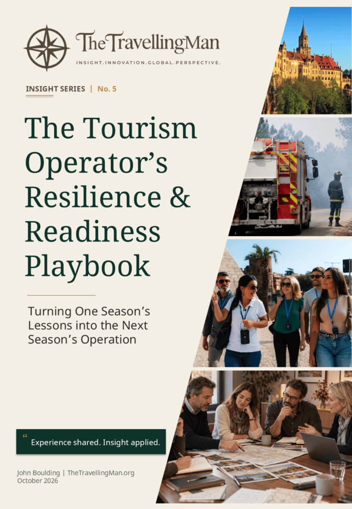 Cover of The Tourism Operator’s Resilience & Readiness Playbook by John Boulding